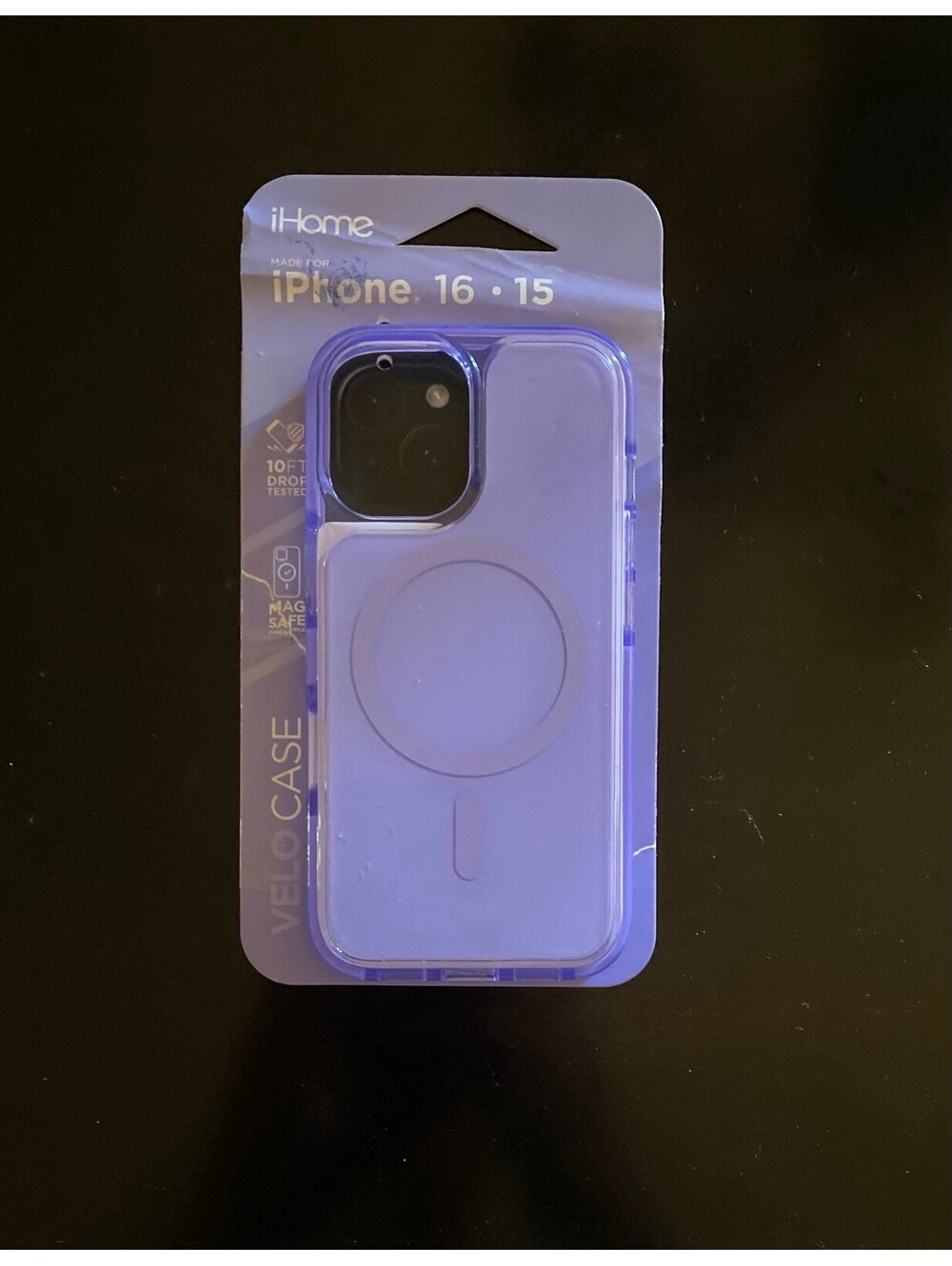 iHome Case for iPhone 16/15 Purple